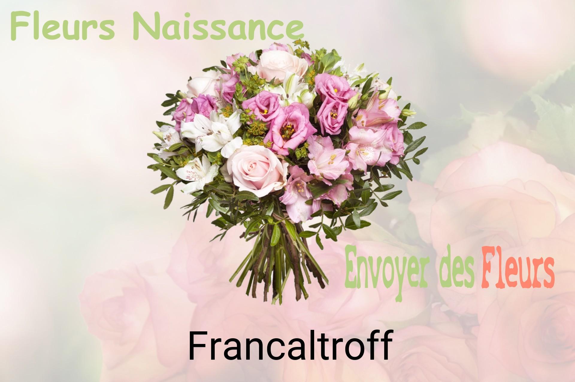 Bouquet de fleurs de naissance livré à Francaltroff