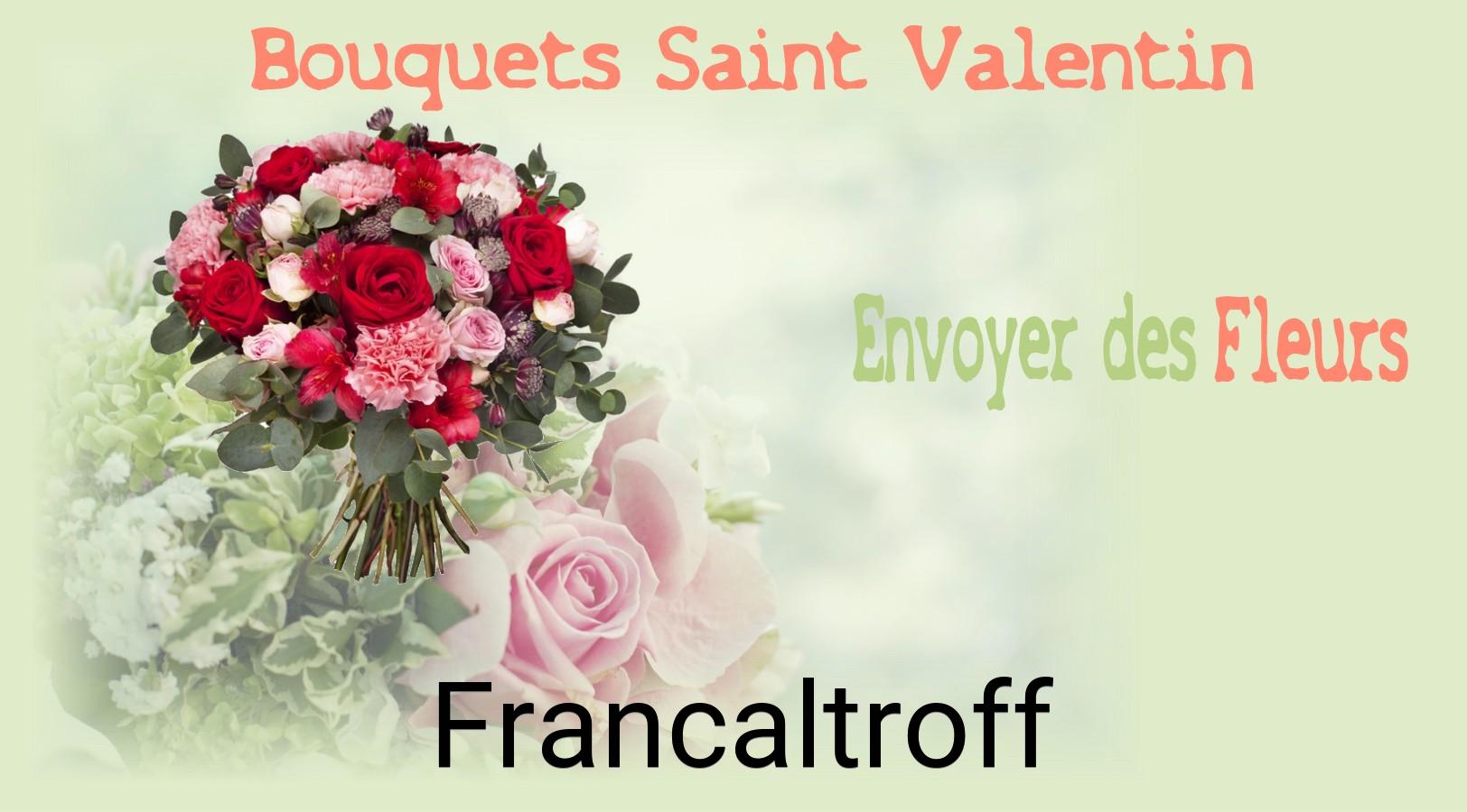 Roses de Saint-Valentin livrées à Francaltroff